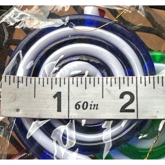 Four 4-pack Dolgencorp, Inc. Multicolored Striped Plastic Candy Decorations-NEW - Picture 9 of 11